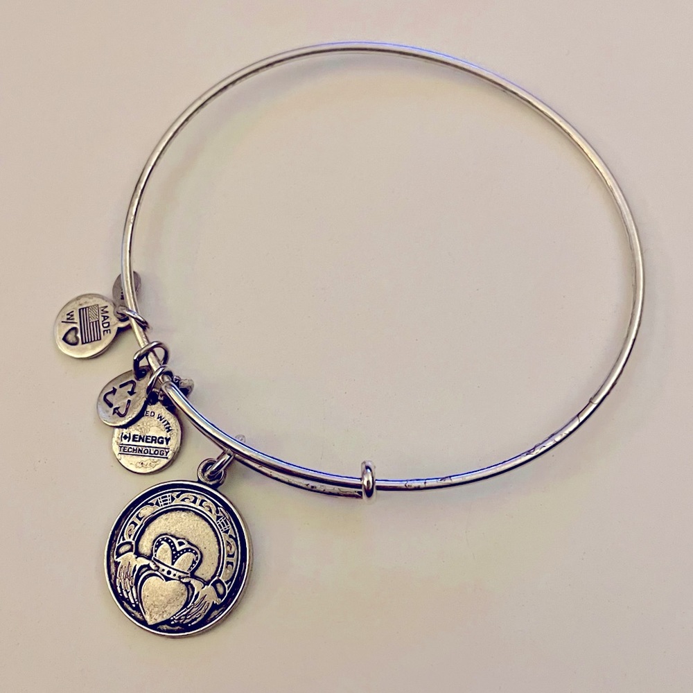 Alex and Ani Irish Claddagh Charm Bracelet